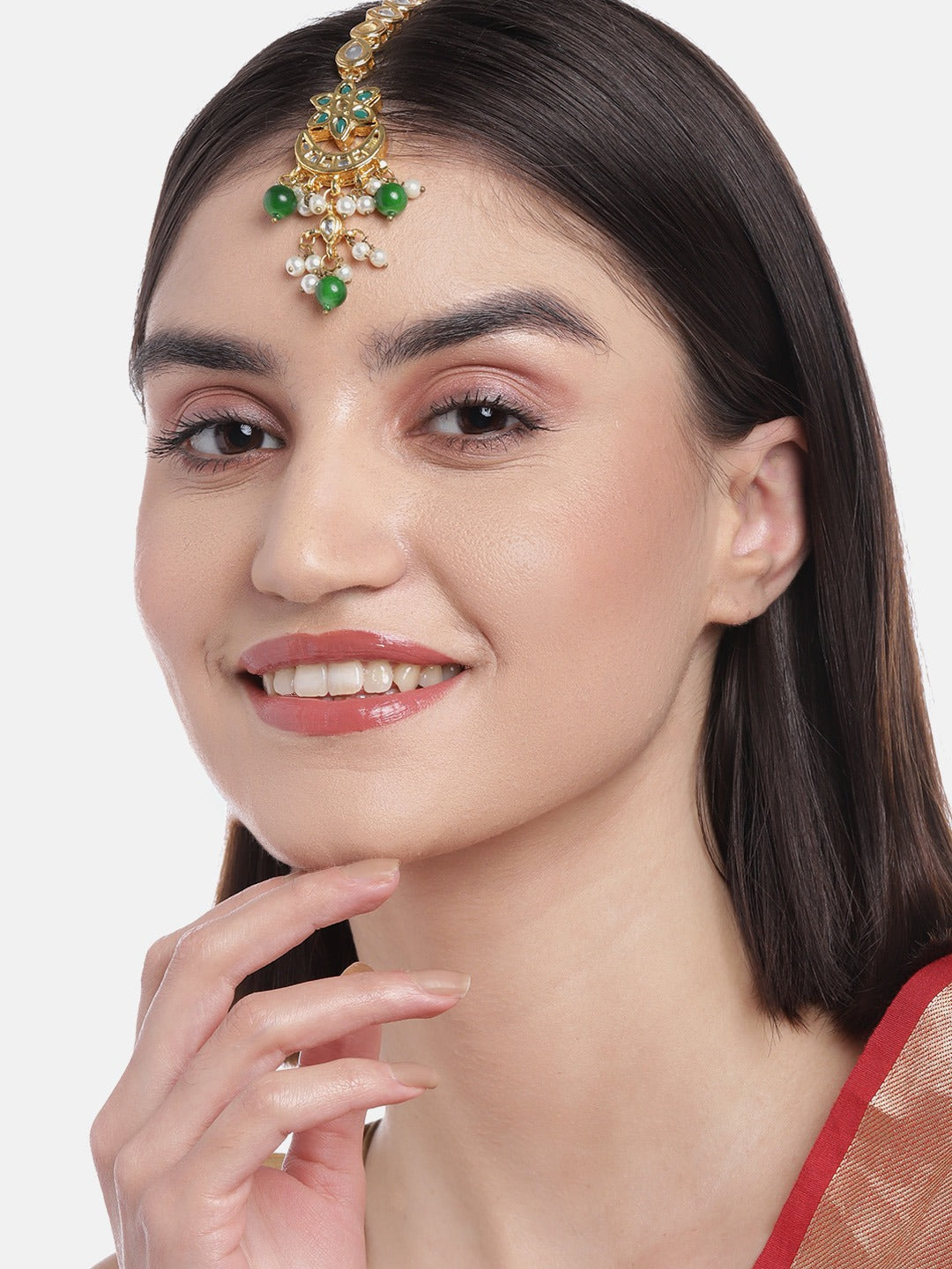 Chand Rukh Kundan Maangtikka