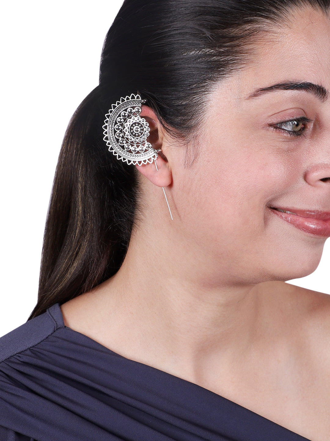 Silver Serenade Ear Cuffs