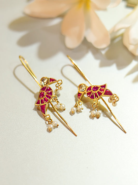 Rani Pink Ear Cuffs
