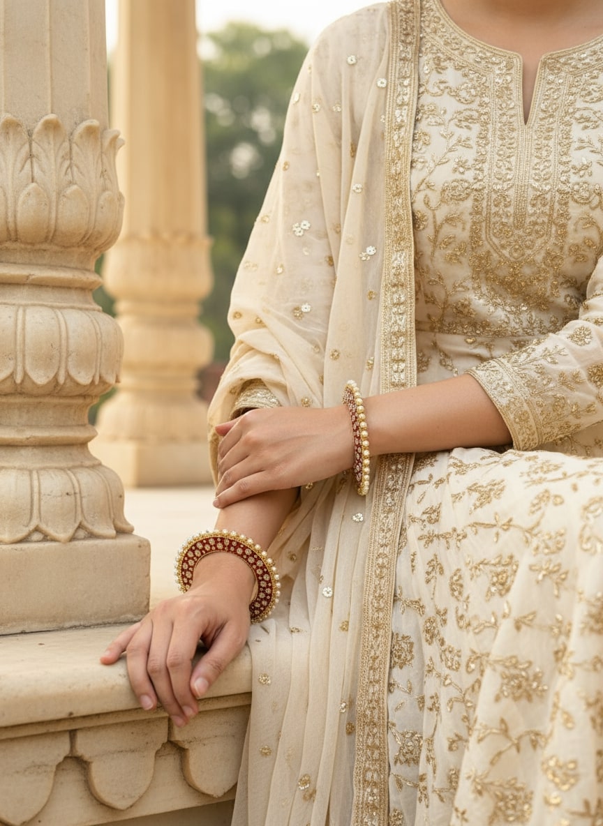 Firoza Gulrangi Bangle Set