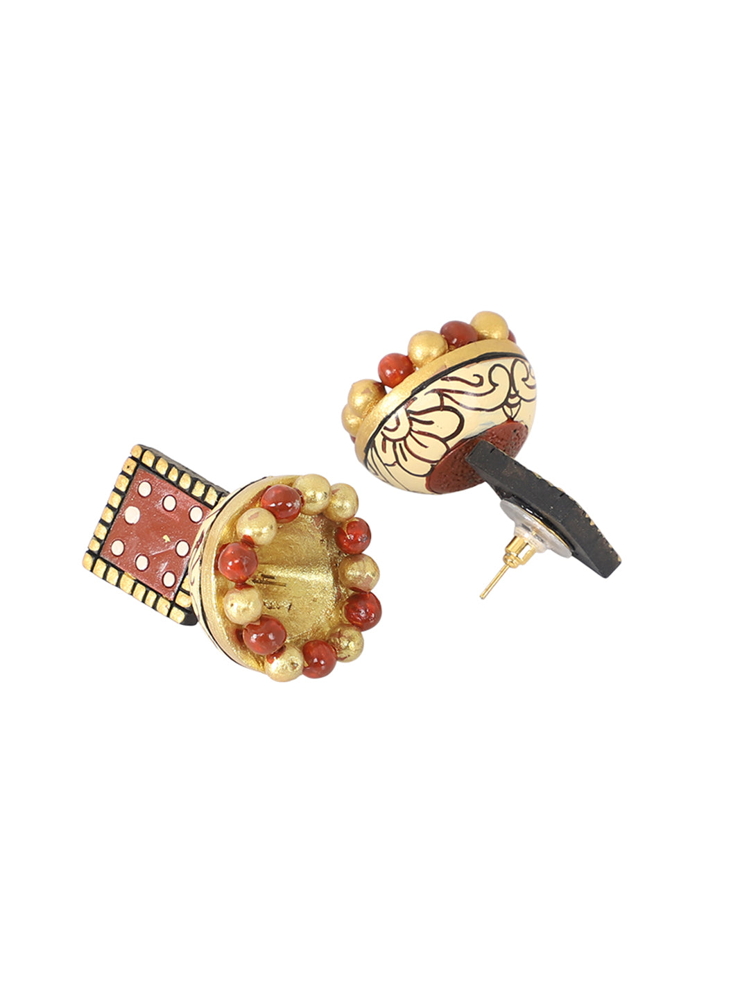 Firoza Mayura Heritage Terracotta Necklace Set
