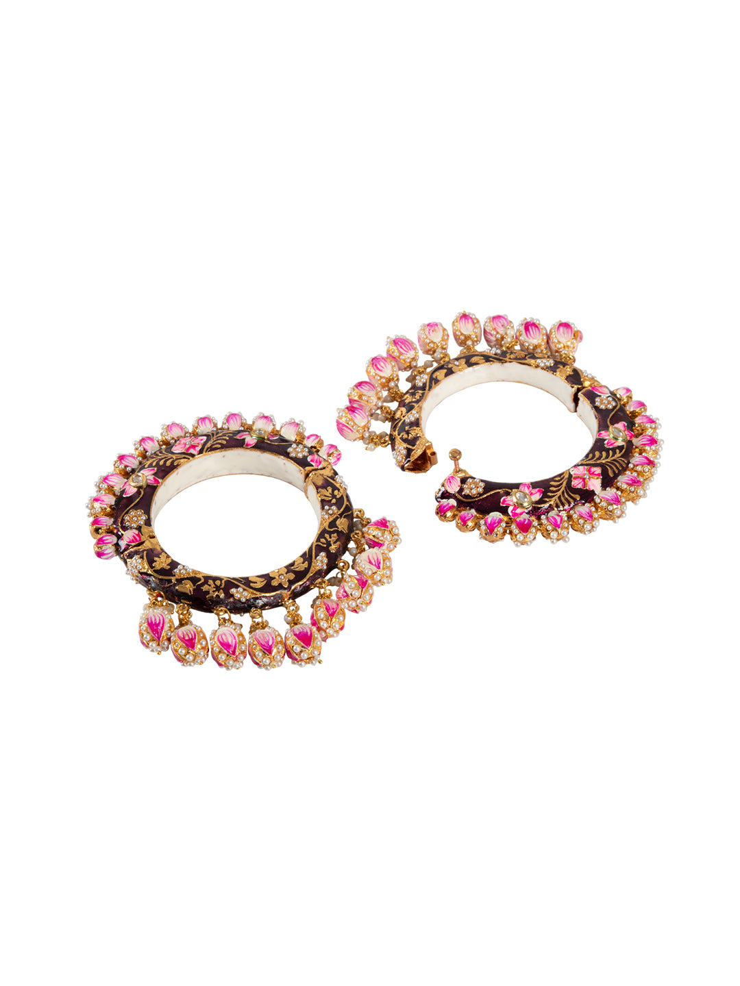 Firoza Kangan-e-Khushbu Meenakari Bangle Set 2.4