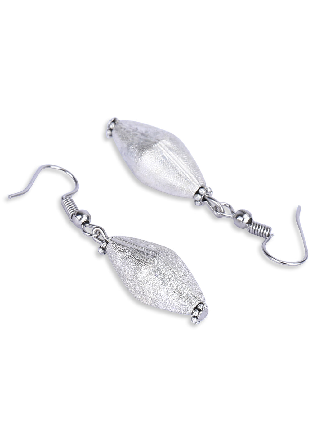 Fusion Silver Toned Dholki Mala Set