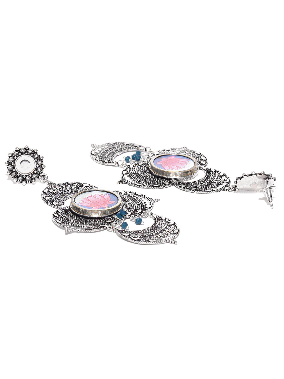 Tamaara Hand Painted Coin Earrings