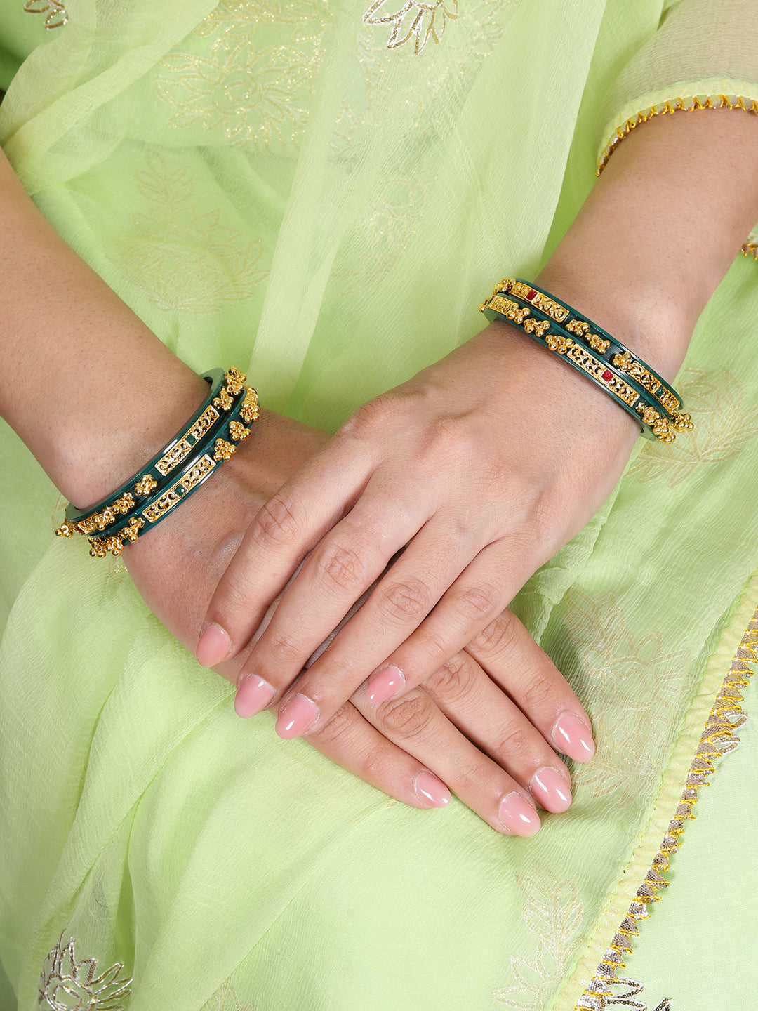 Firoza Vatika Vilas Bangle Set