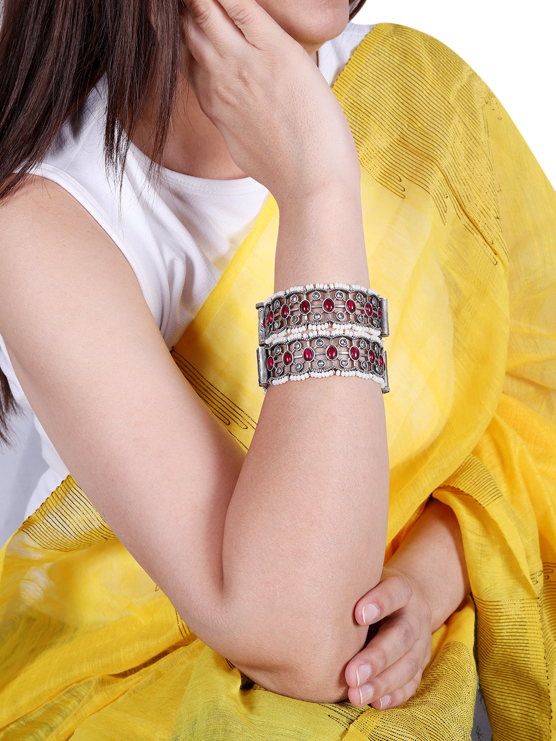 Rani Pink Harmony Bangle Set