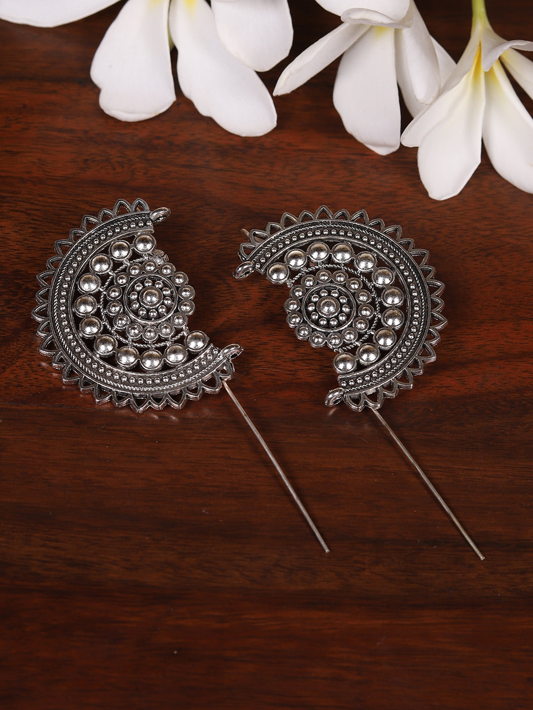 Silver Serenade Ear Cuffs