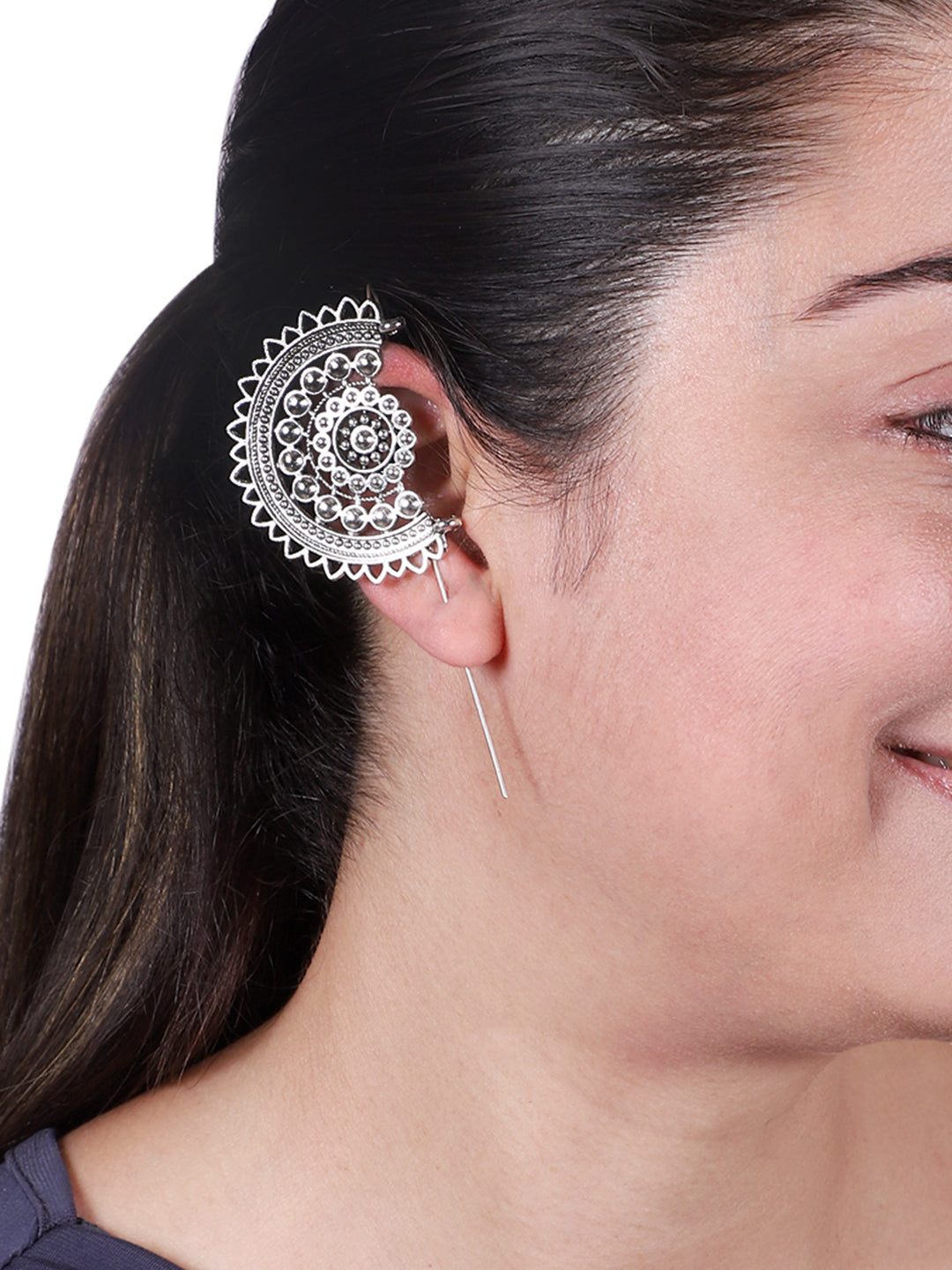 Silver Serenade Ear Cuffs