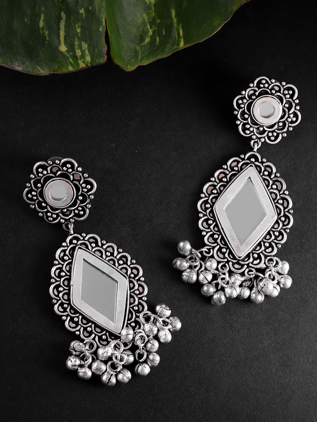 Aaina Collection Barfi Earrings