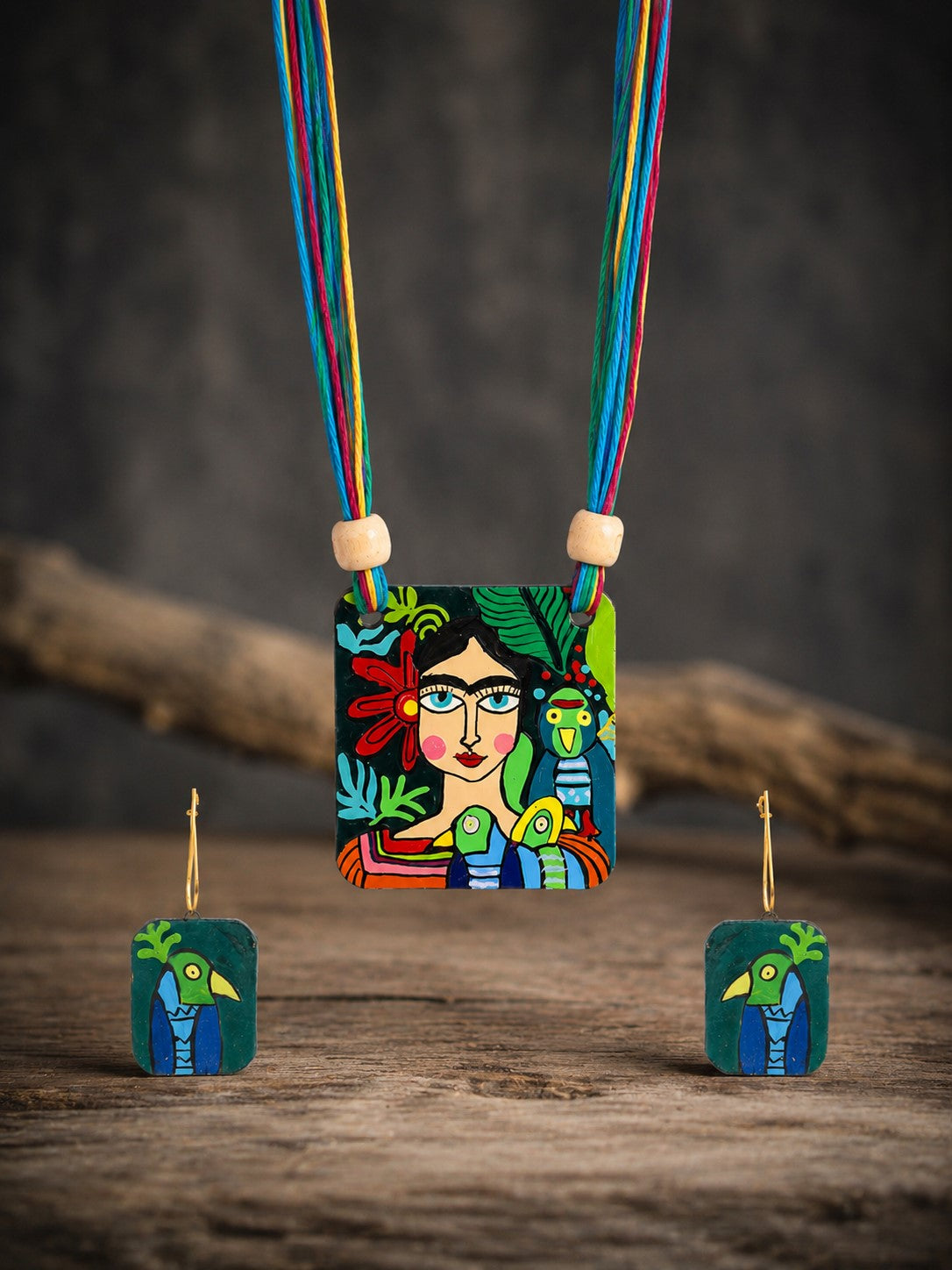 Firoza Frida.s Garden Terracota Necklace Set
