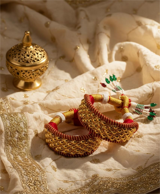 Firoza Royal Enchantress Ponchi Red 2.6