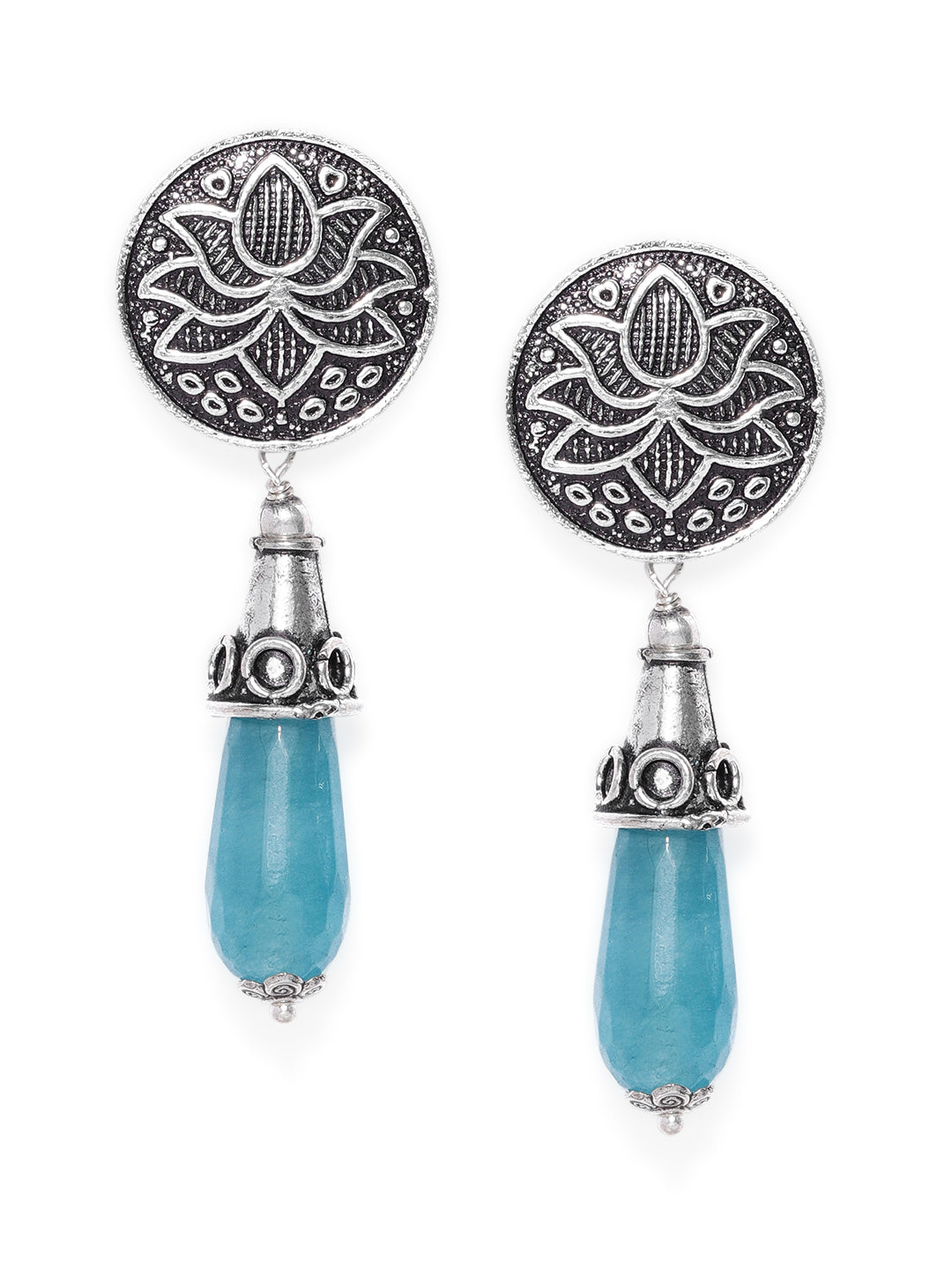 The Drop Collection  Aqua Earring