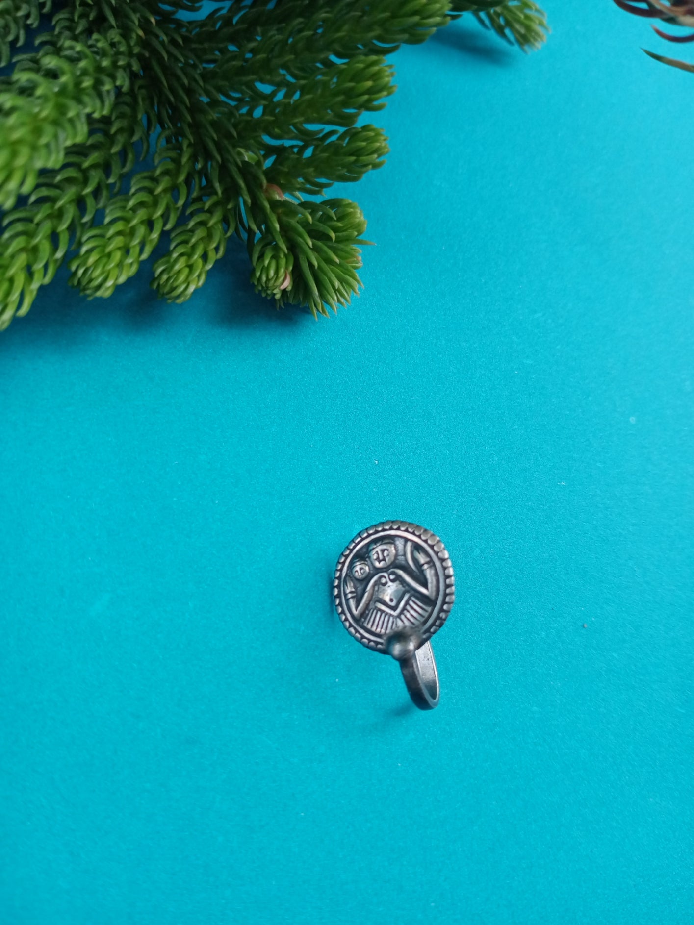 Tribal Lady Pure Silver Nosepin