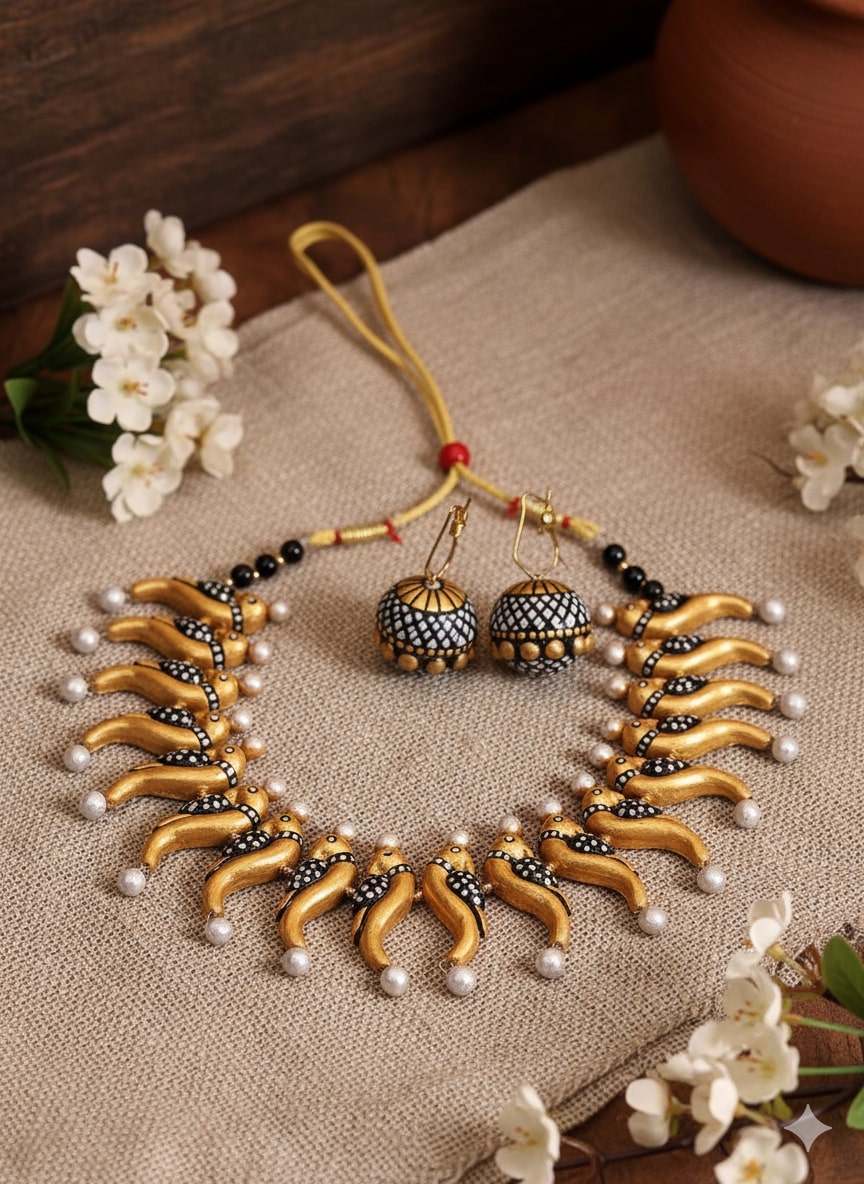 Gilded Songird Necklace Set