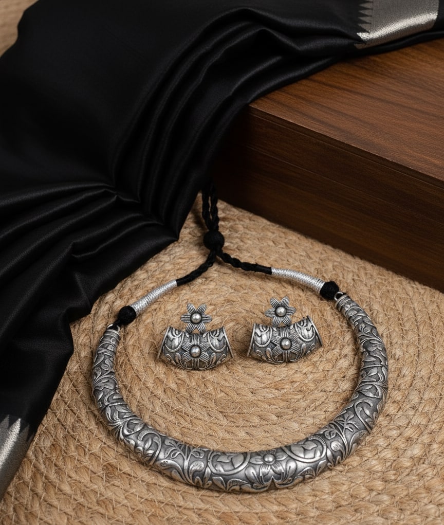 Hastkaar Tribal Hasli Necklace Set