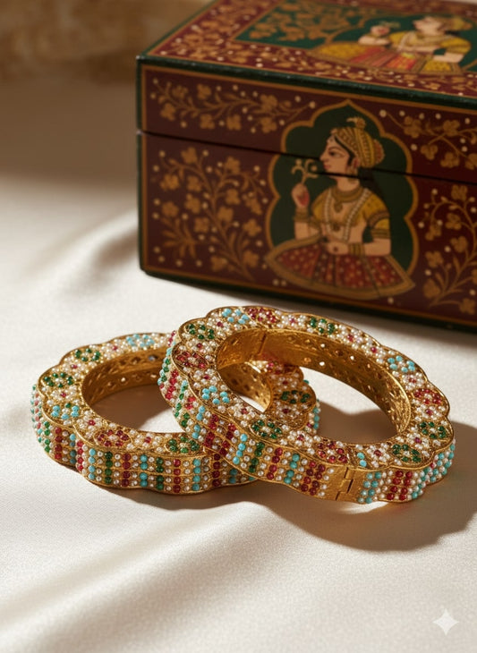 Firoza Gulbahar Bangle Set