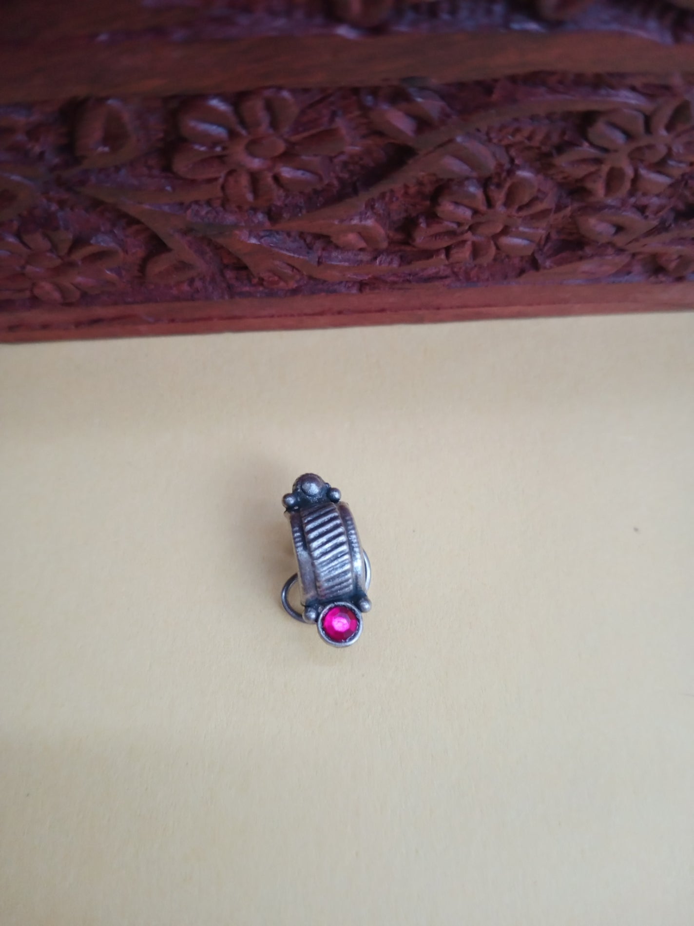 Sanyukta Pure Silver Nosepin