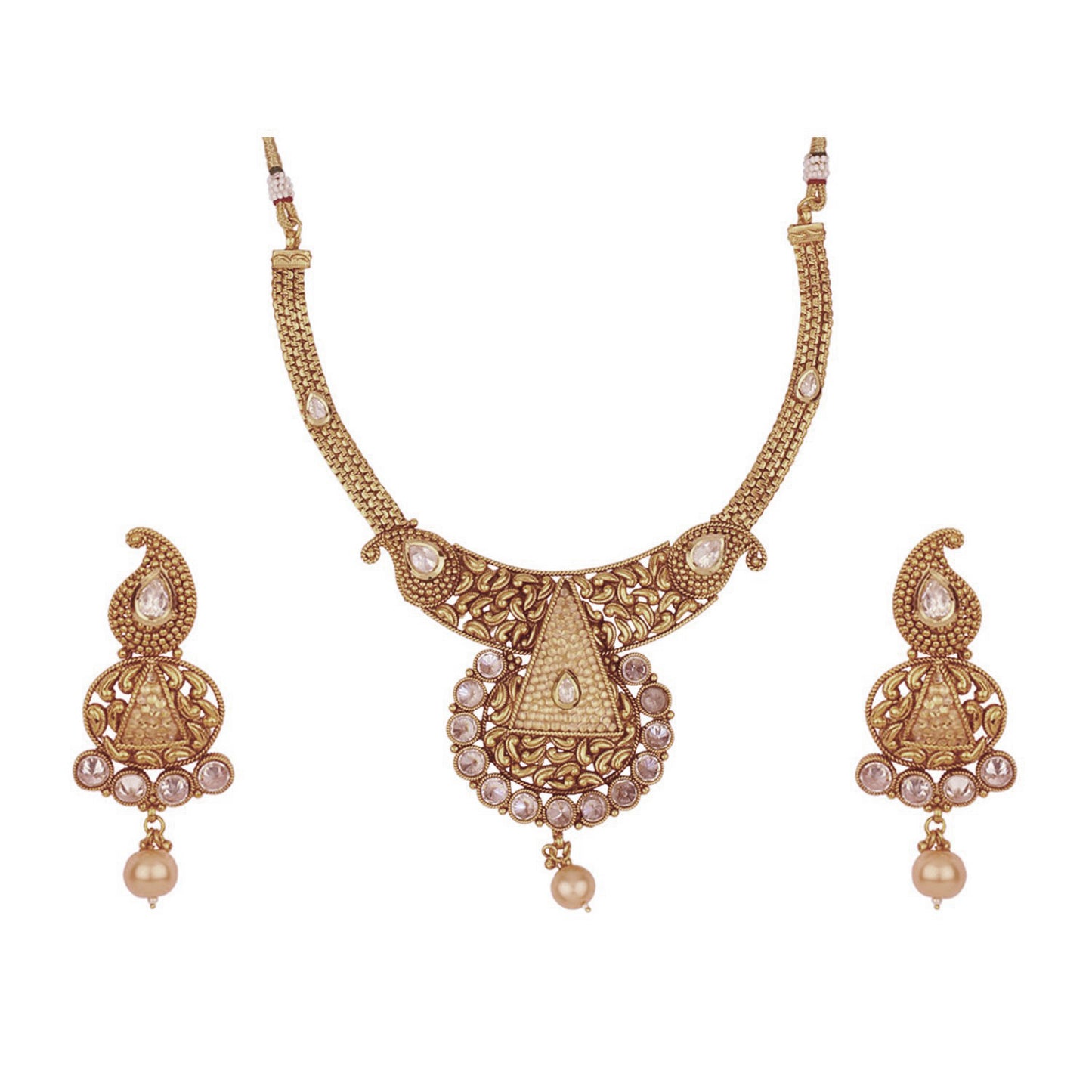 Swarna Swati Polki Necklace Set