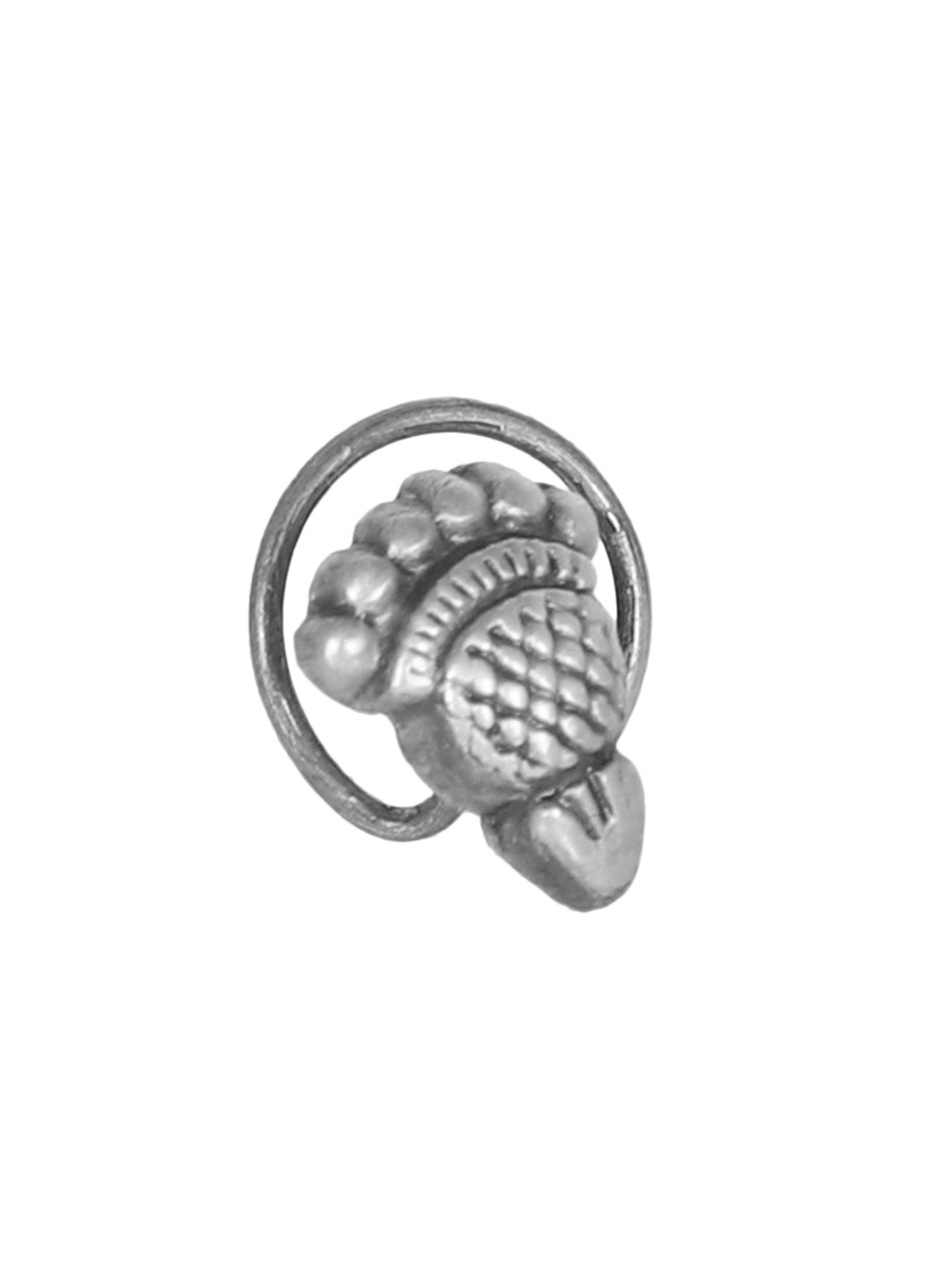 Paduka  Pure Silver Nosepin