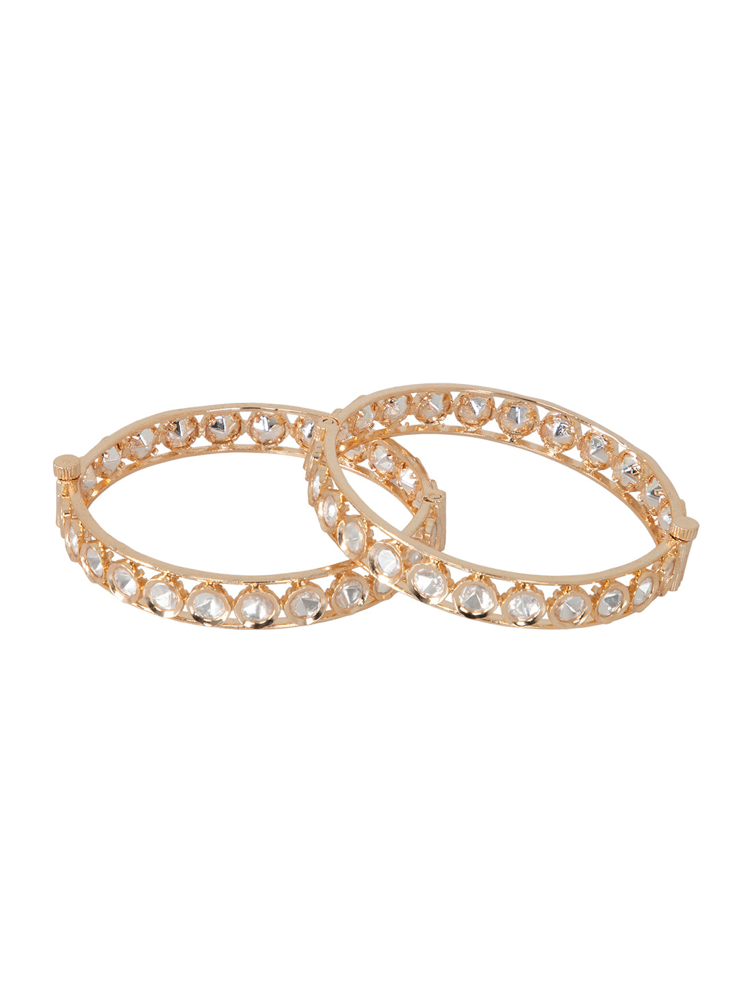 Firoza Noor Kundan Statement Bangle Set