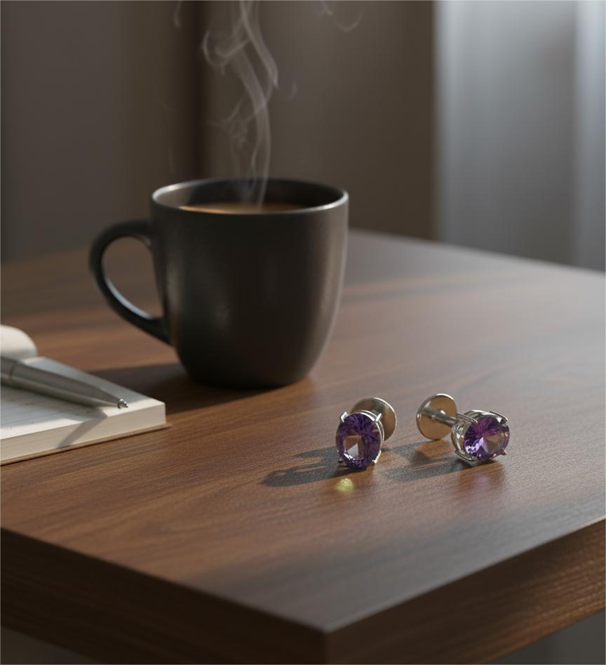 Firoza Twlight Edge Cufflinks