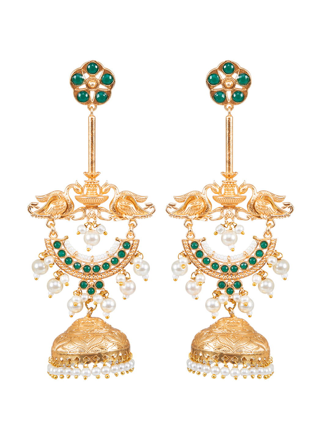 Firoza Kashmiri Jhumkas