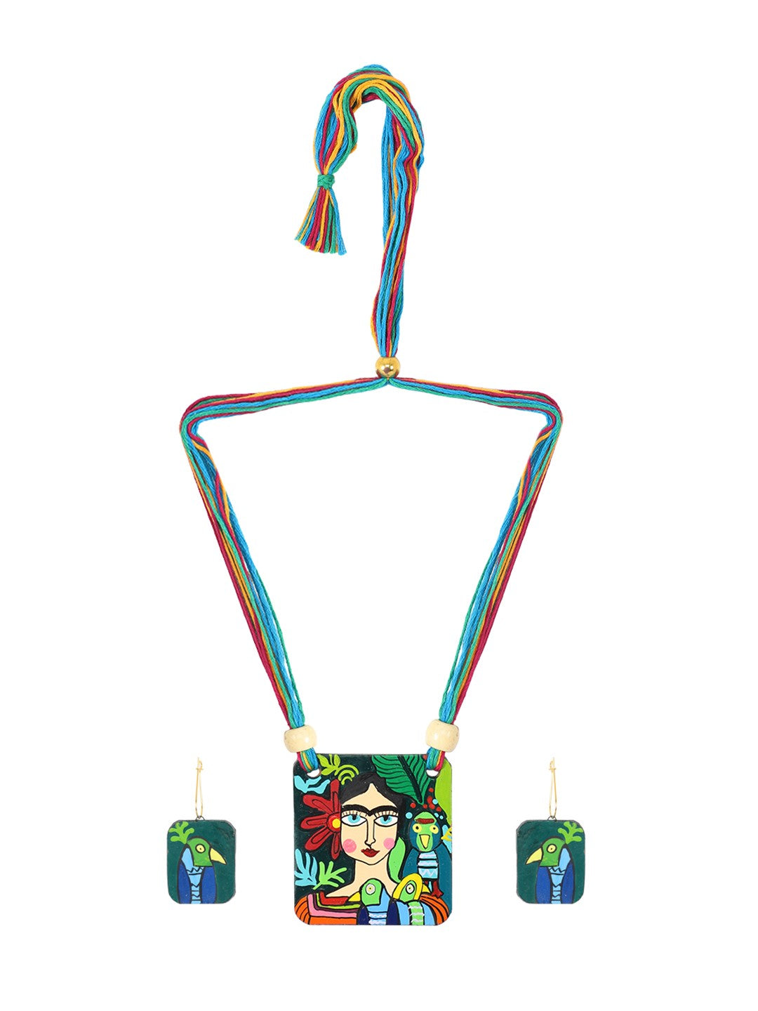 Firoza Frida.s Garden Terracota Necklace Set