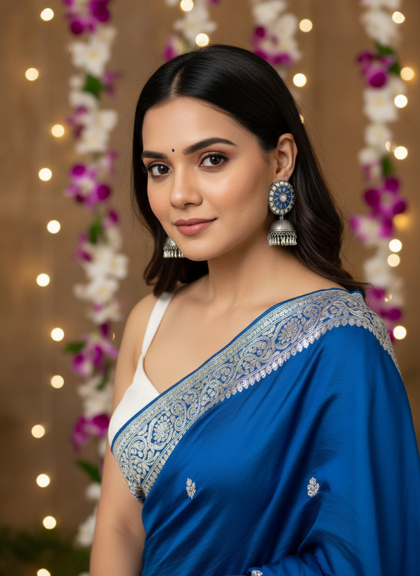 Temple Of Blue Jhumkas