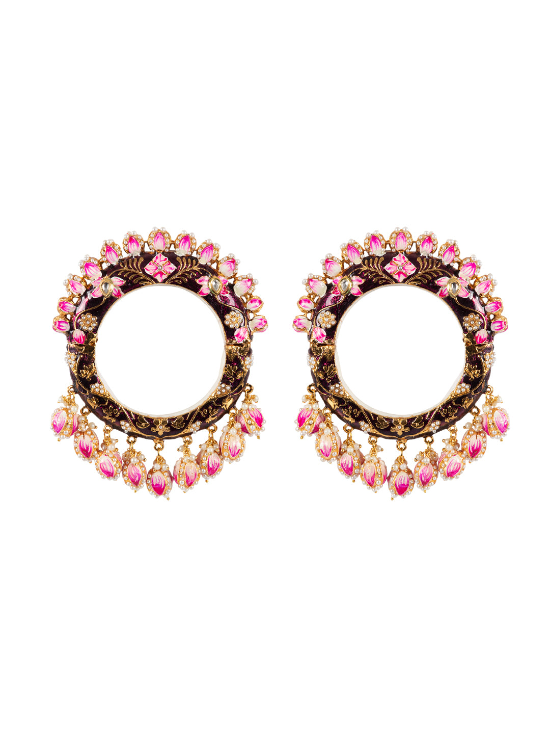 Firoza Kangan-e-Khushbu Meenakari Bangle Set 2.4