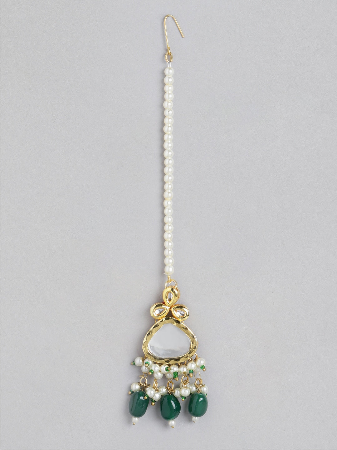 Hyderabadi Kundan Choker Set With Maangtikka
