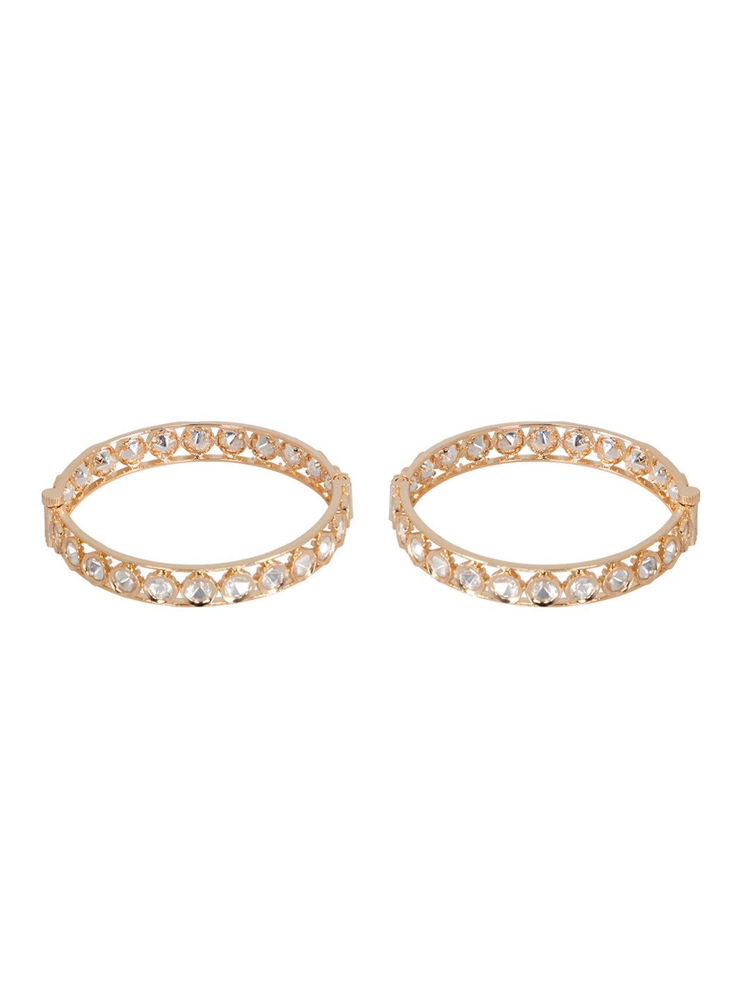 Firoza Noor Kundan Statement Bangle Set