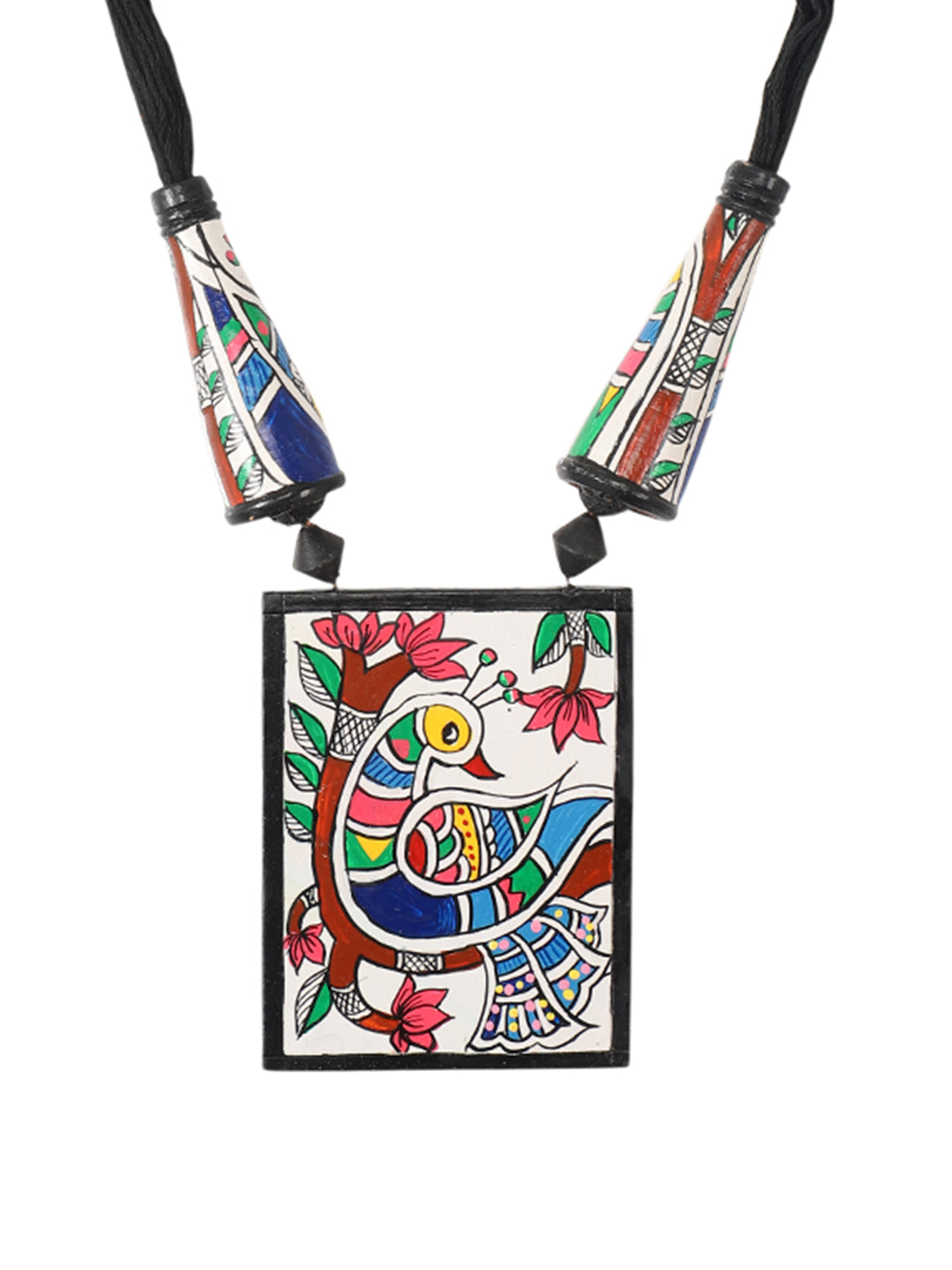 Firoza Banita Madhubani Terracotta Necklace Set