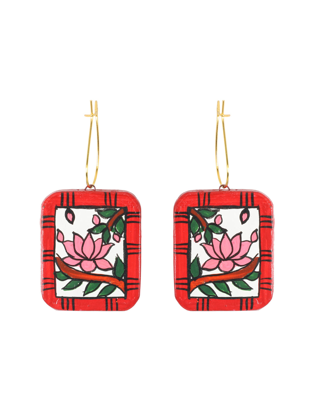 Firoza Lalima Folk Bird Terracotta Necklace Set