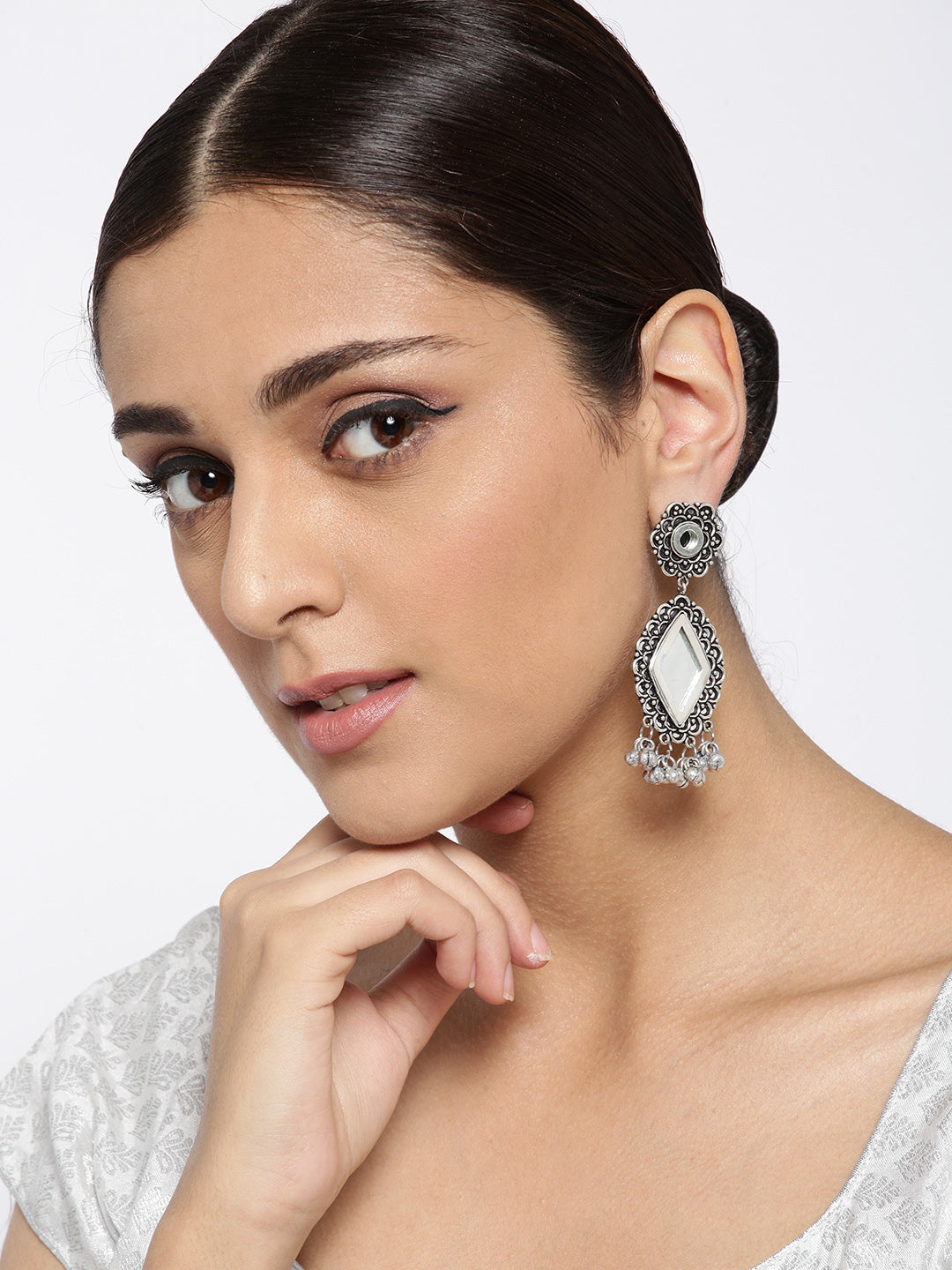 Aaina Collection Barfi Earrings