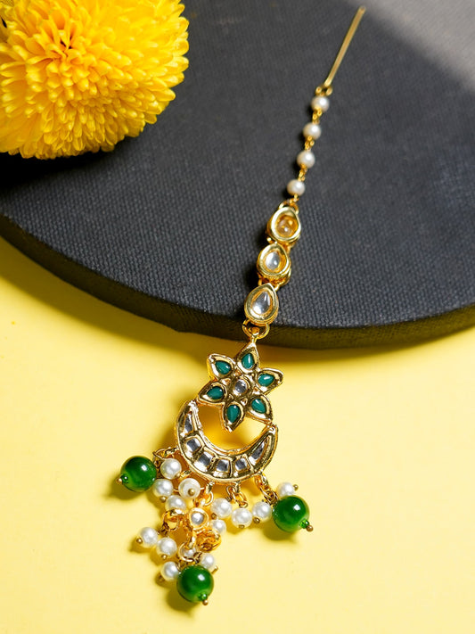 Chand Rukh Kundan Maangtikka