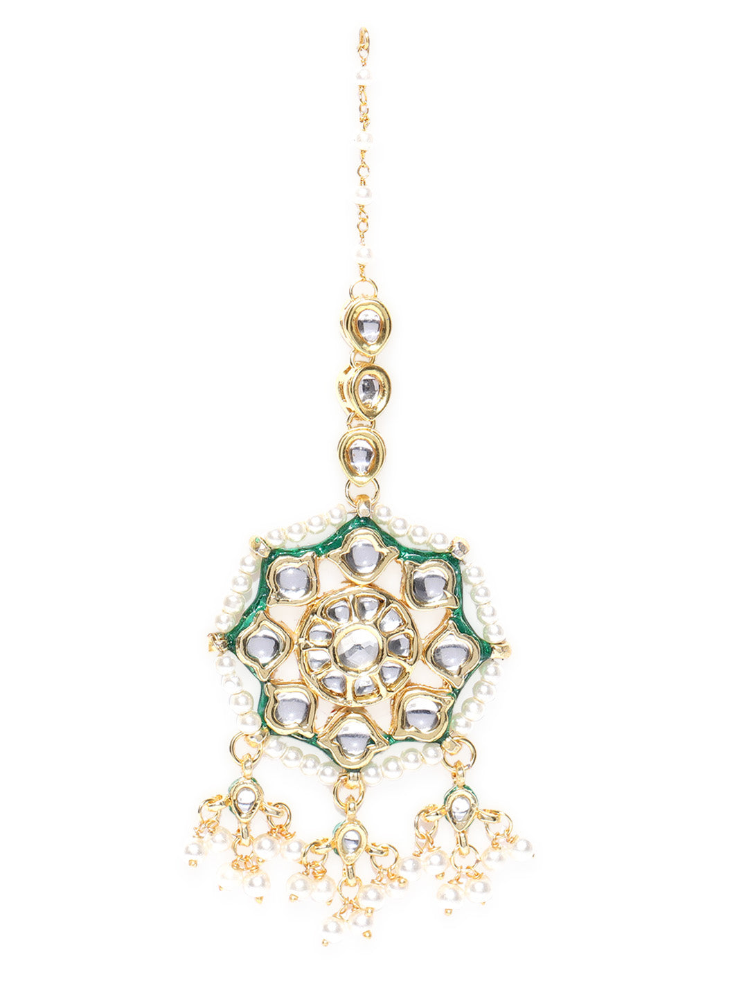 Jodha Choker Set with Earrings and Maangtikka Set