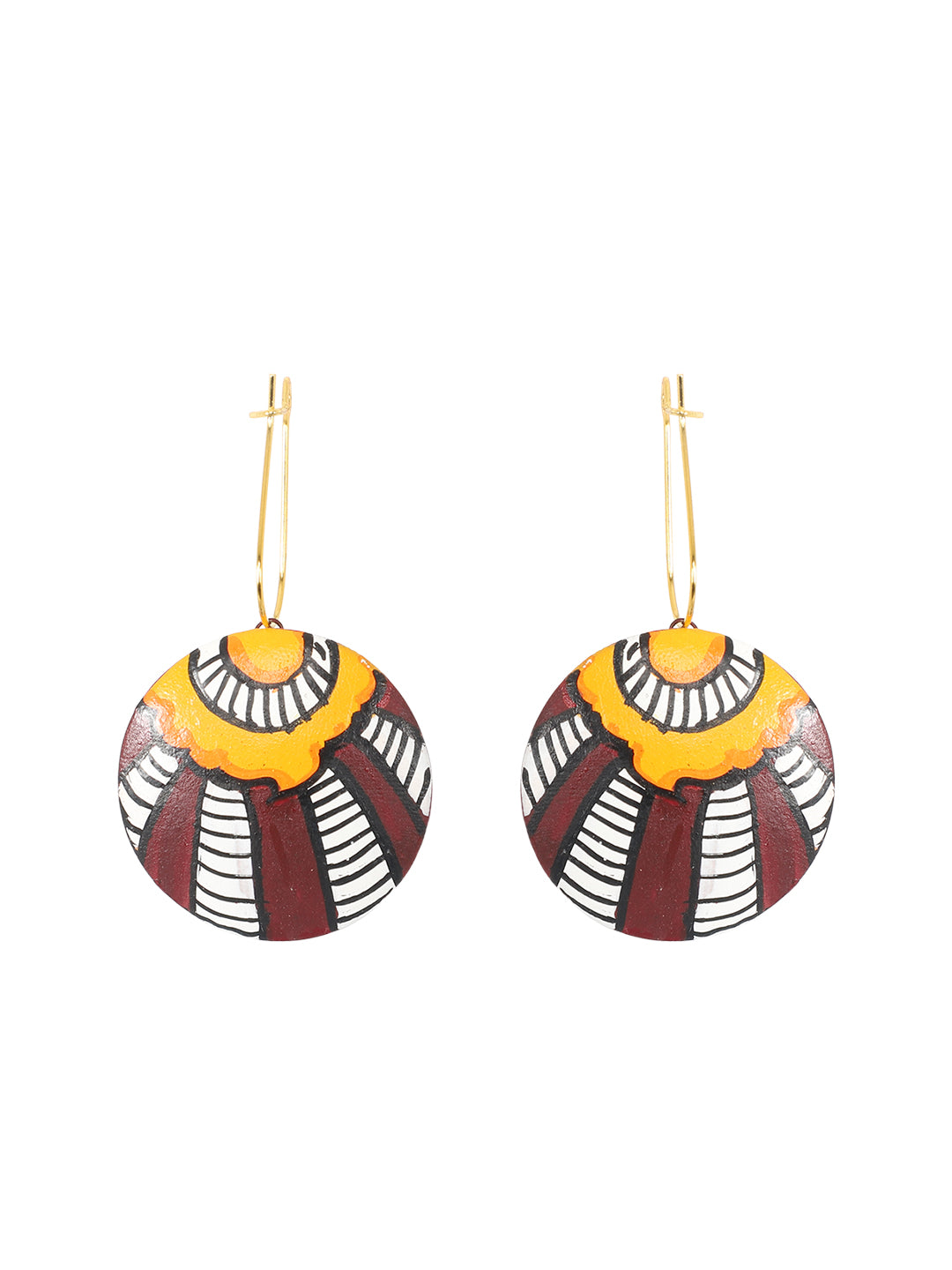 Firoza Ganesha Rangoli Terracotta Necklace Set