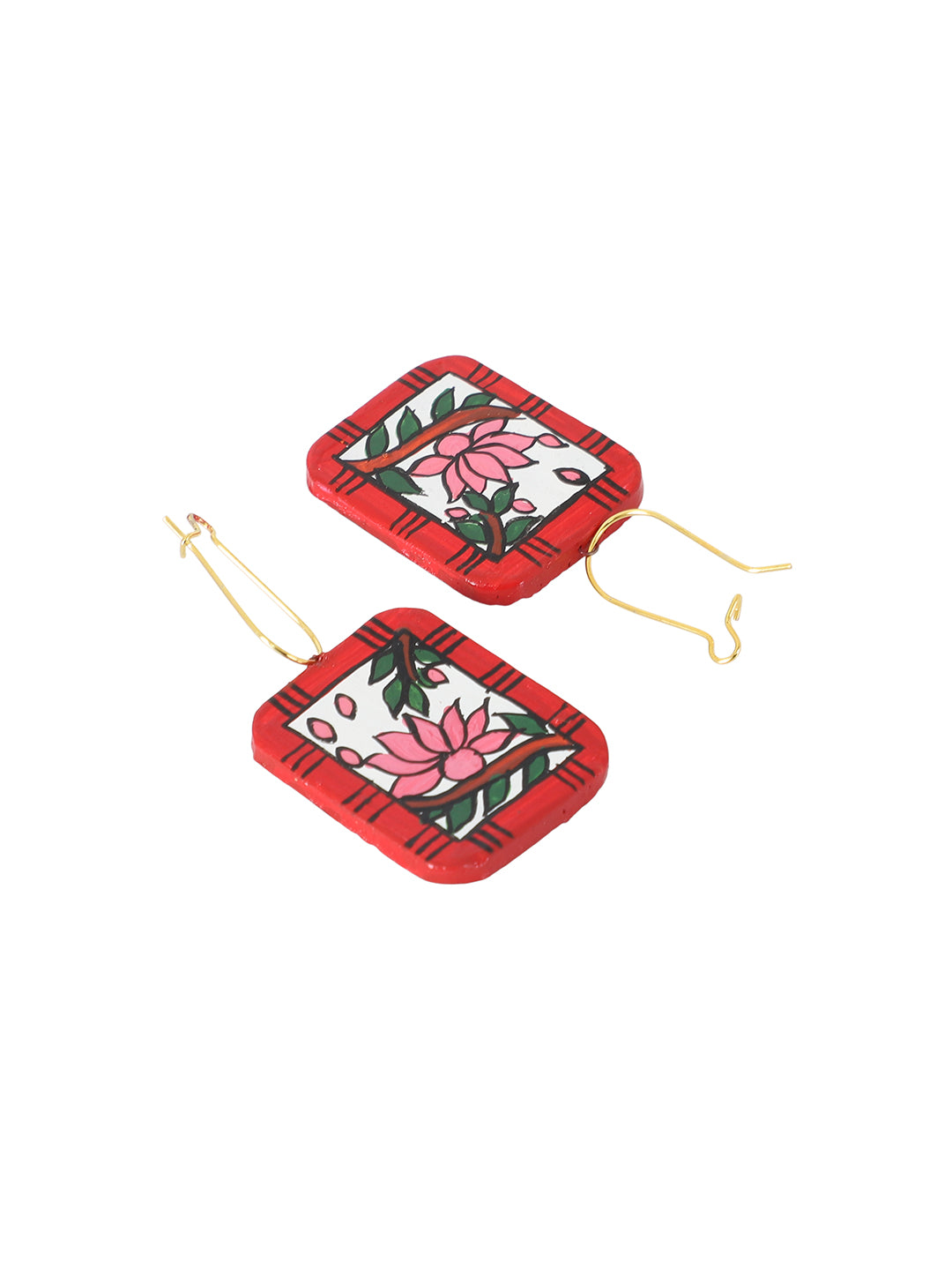 Firoza Lalima Folk Bird Terracotta Necklace Set