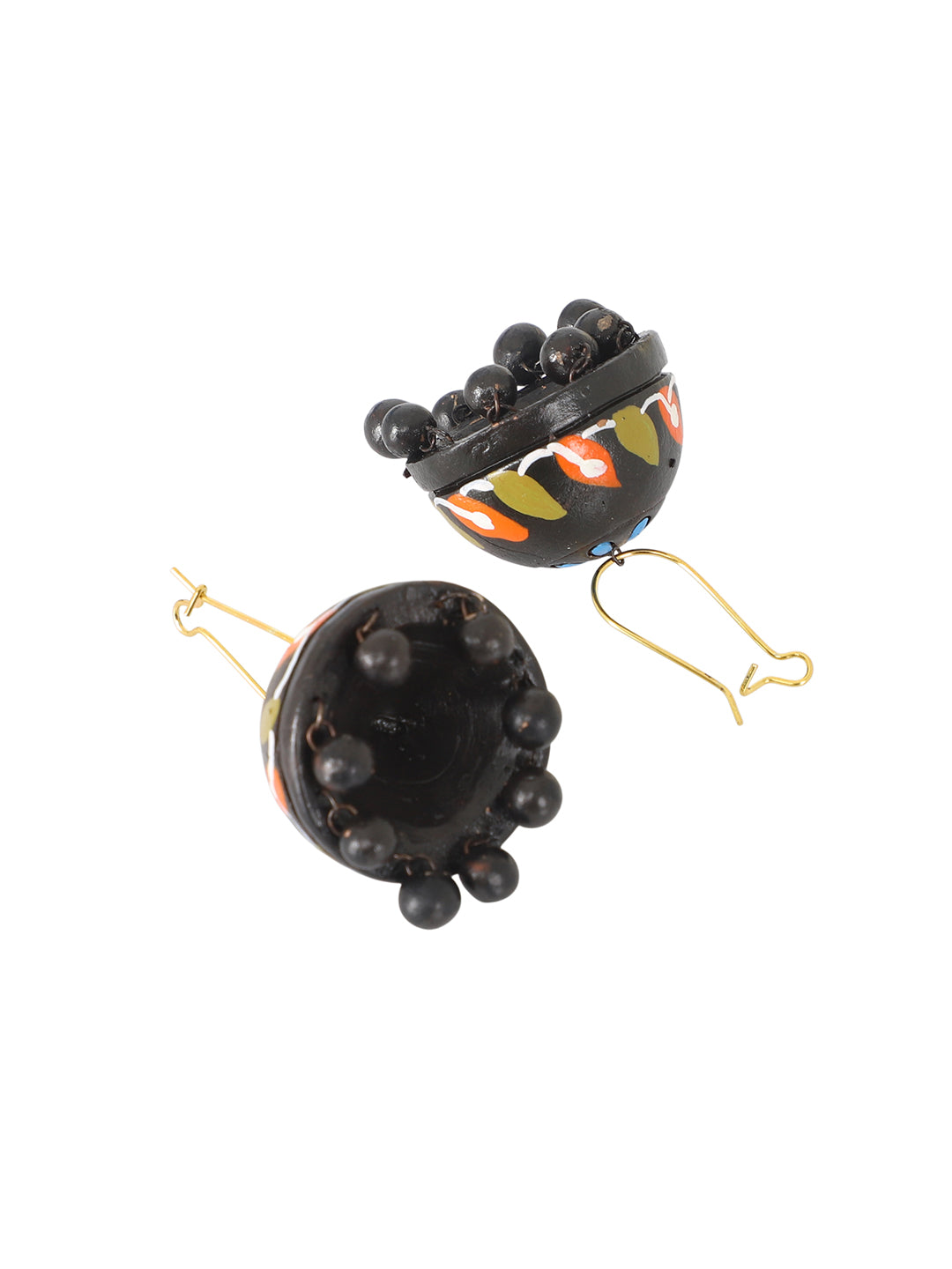 Firoza Mayura Madhubani Terracotta Necklace Set