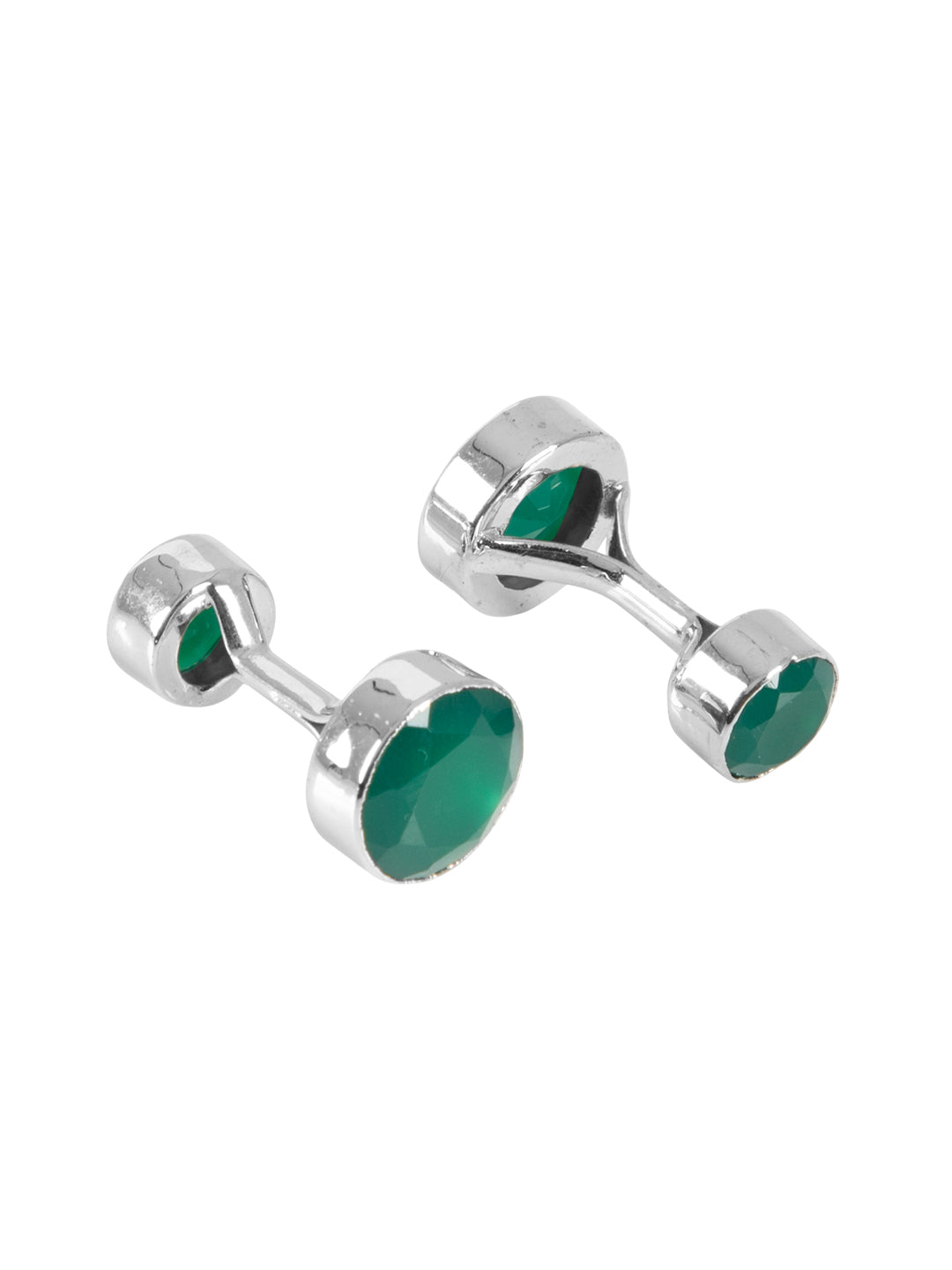 Firoza Jade Soverign Cufflinks