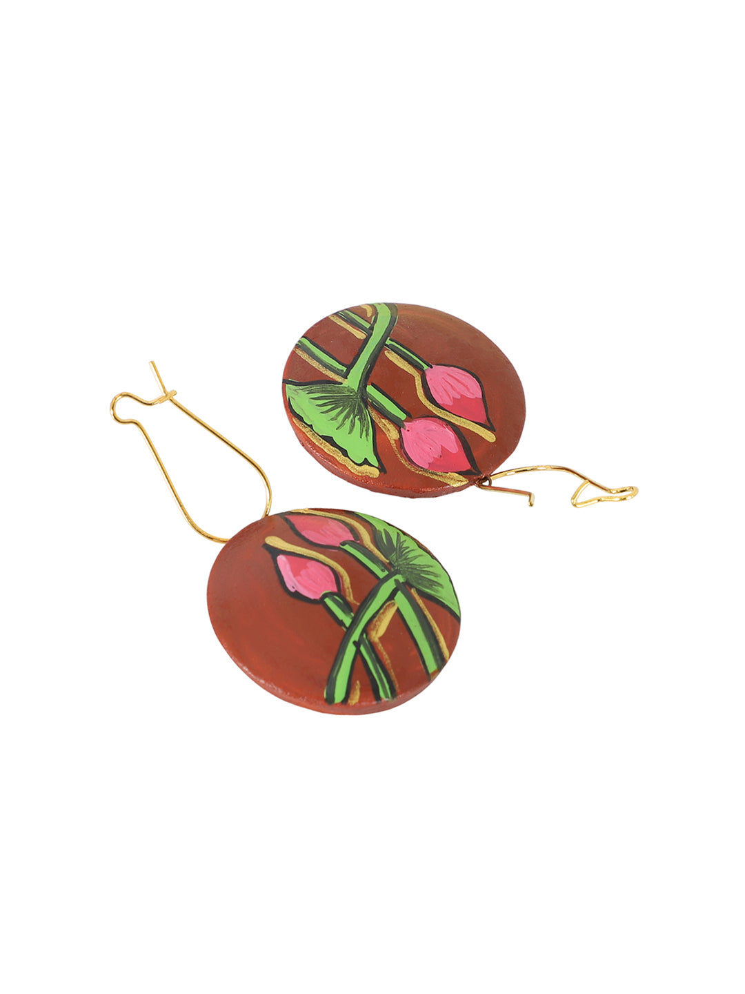 Firoza Vrindavan Bloom Terracotta Necklace Set