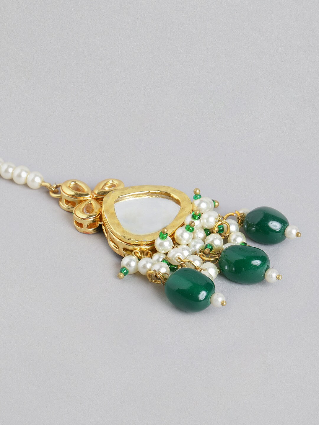 Hyderabadi Kundan Choker Set With Maangtikka