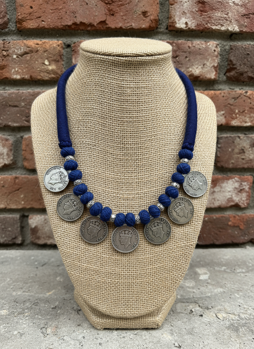 Firoza Victorian Coin Necklace