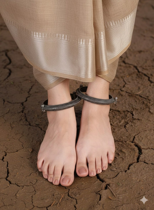 Lunar Gleam Ankle Cuffs