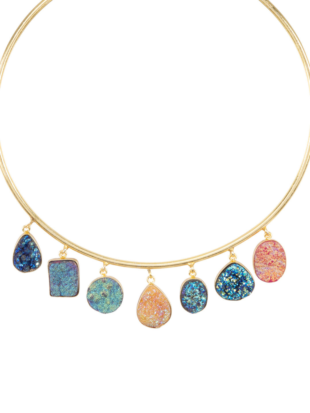 Firoza Be Jewelled Hasli Neckpiece