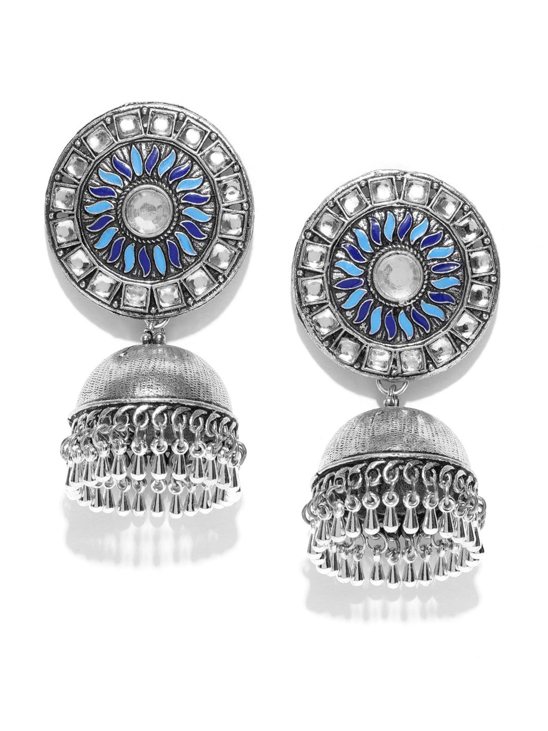 Temple Of Blue Jhumkas