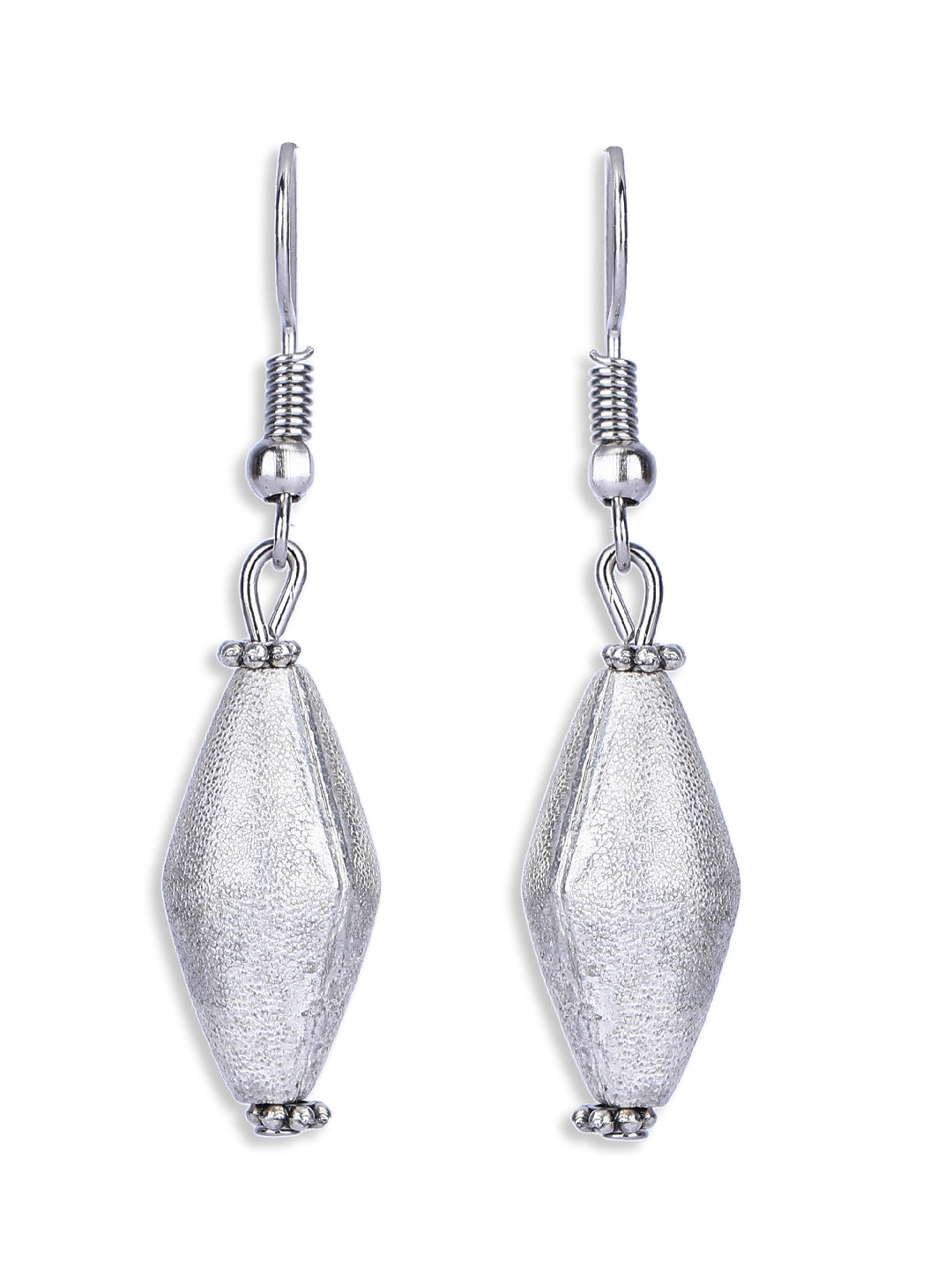 Fusion Silver Toned Dholki Mala Set