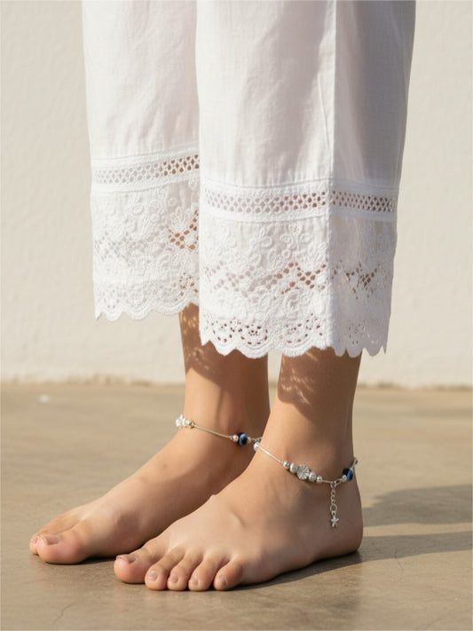 Firoza Line of Sight Anklets