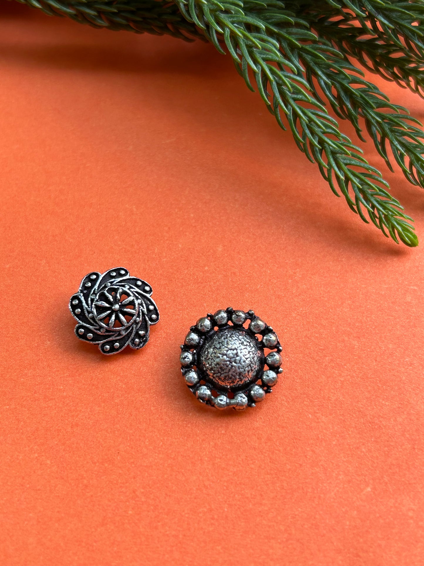 Chandrachur Oxidized Nosepins