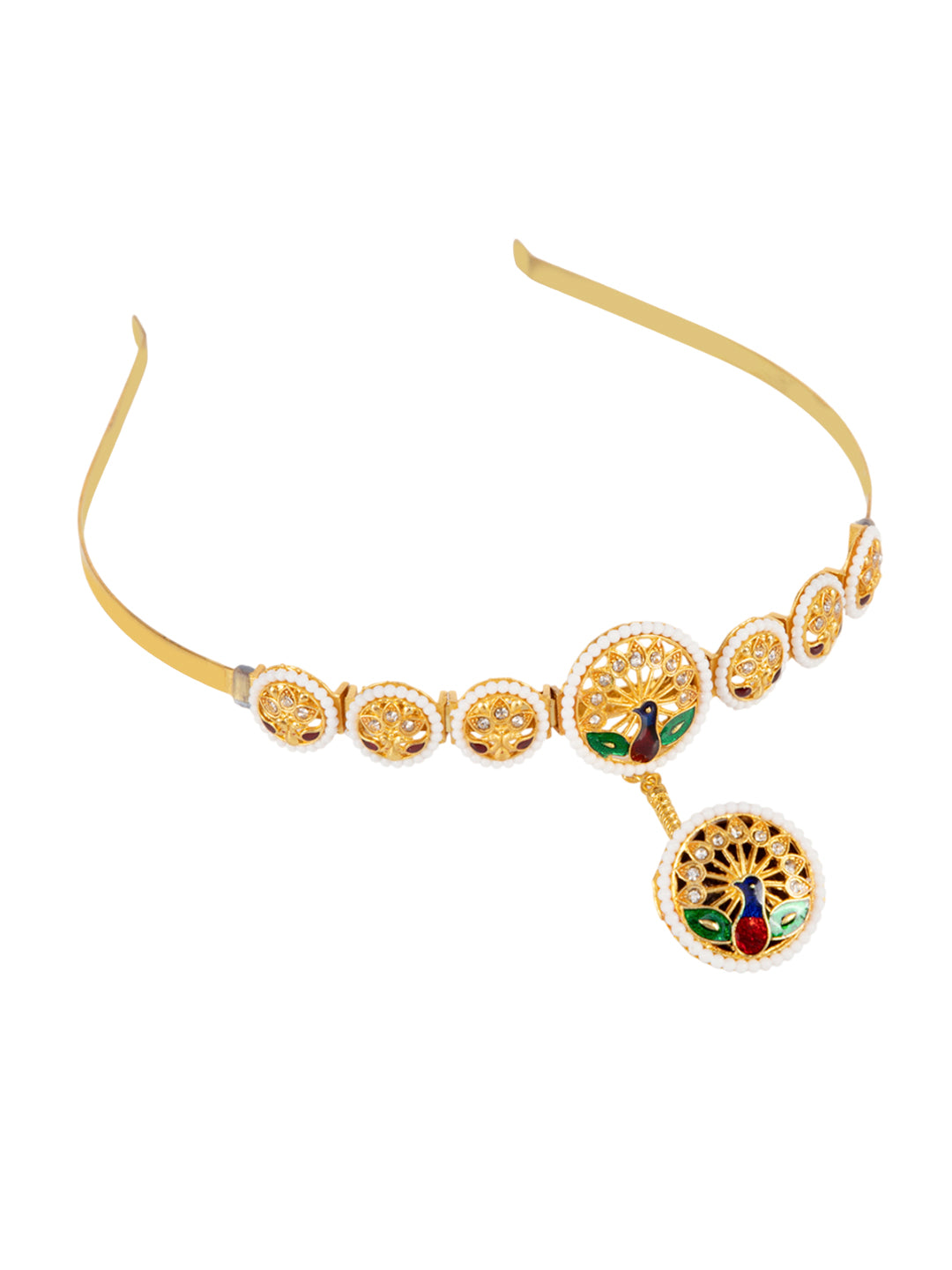 Baisa Sheeshphool with Borla Hairband